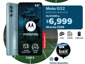 Sam's Club Motorola G52 oferta
