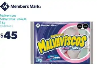 Sam's Club Member's Mark Malvaviscos Sabor Fresa | Vainilla 1kg oferta