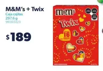 Sam's Club M&M's Twix Caja Cajitas 297.6g oferta