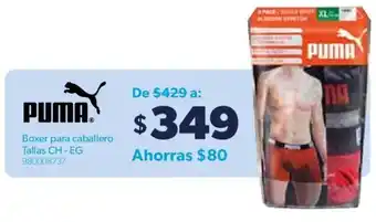 Sam's Club Puma Boxer para Caballero tallas: CH-EG oferta
