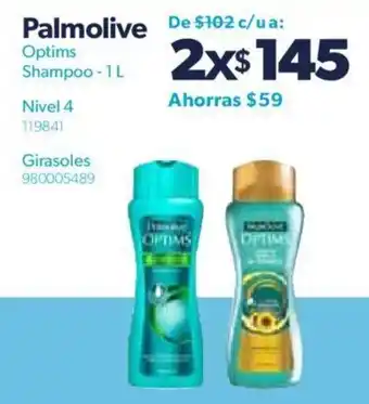 Sam's Club Palmolive Optims Shampoo - 2 x 1L oferta