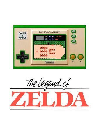 Consola game and watch the legend of zelda