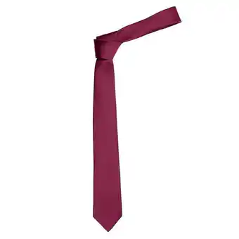 Sears Corbata color vino de poliéster carlo corinto oferta
