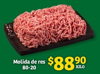 Soriana Híper Molida de res 80-20 oferta