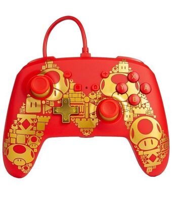 Gameplanet Control nintendo switch alambrico power a super mario gold oferta