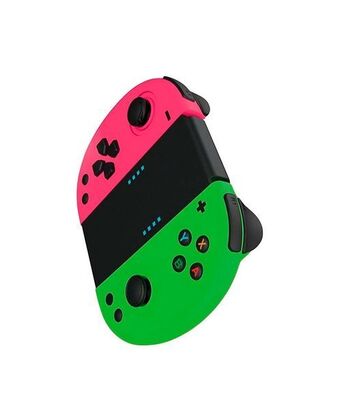 Gameplanet Controles inalambricos nintendo switch snap jc 50 pink green oferta