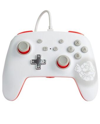 Gameplanet Control nintendo switch alambrico super mario white oferta