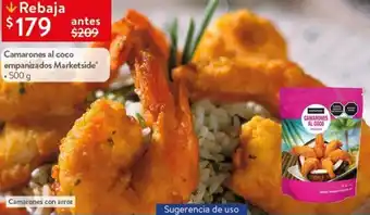 Walmart Camarones al Coco Empanizados Marketside 500g oferta