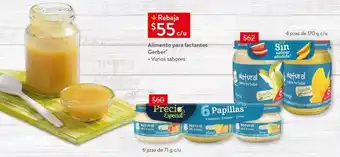 Walmart Alimento para Lactantes Gerber oferta