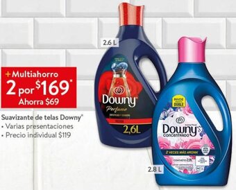 Walmart Suavizante de Telas Downy 2,8L oferta