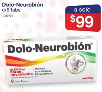 Farmacias Benavides Dolo-Neuronbión c/5 Tabs oferta
