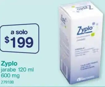 Zyplo Jarabe 120ml 600mg