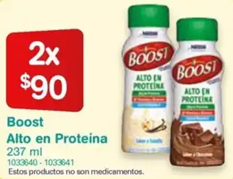 Farmacias Benavides Boost Alto en Proteina 237ml oferta