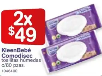 Farmacias Benavides KleenBebé Comdisec 80 pzas oferta