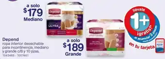 Farmacias Benavides Depend Mediano oferta