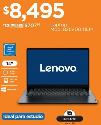 Chedraui Lenovo Laptop 14" oferta