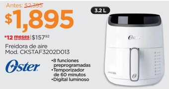 Oster Freidora de Aire