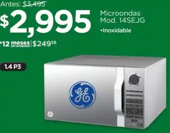 Chedraui Microondas oferta