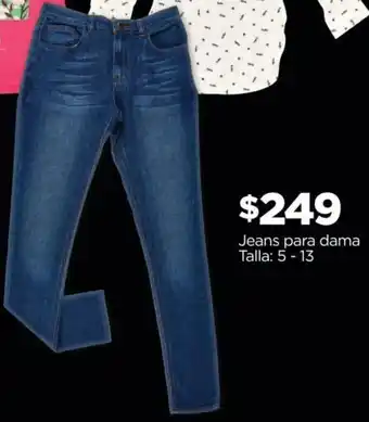 Chedraui Jeans para Dama 5-13 oferta