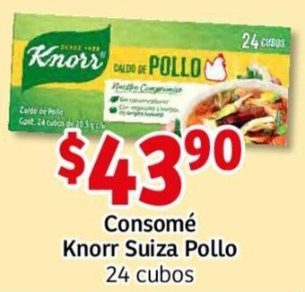 Soriana Mercado Consomé Knorr Suiza Pollo 24 Cubos oferta