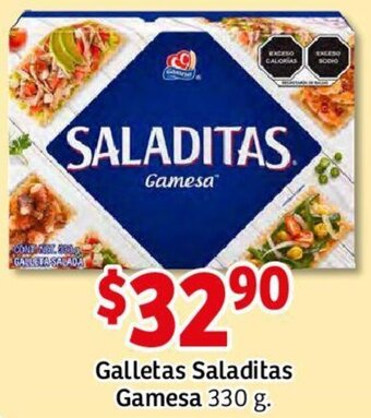 Soriana Mercado Galletas Saladitas Gamesa 330g oferta