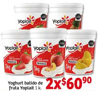 Yoghurt Batido de Fruta Yoplait 1kg