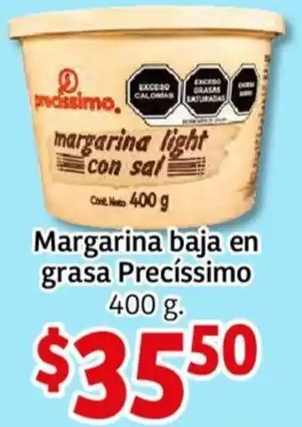 Soriana Mercado Margarina Baja en Grasa Precíssimo 400g oferta