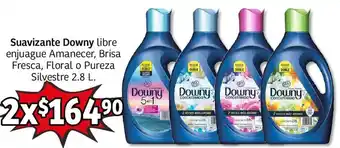 Soriana Mercado Suavizante Downy Libre Enjuague Amanecer 2,8L oferta