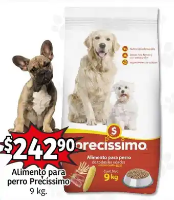 Soriana Mercado Alimento para Perro Precíssimo 9kg oferta