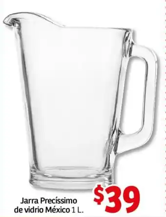 Soriana Mercado Jarra Precíssimo de Vidrio México 1L oferta