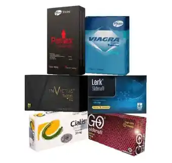 Códigos Seleccionados de las Marcas Viagra, Lerk, Cialis, Invictus, Poverful, Patrex o Go