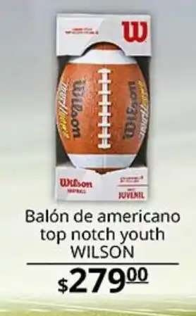 La Comer Balón de americano top notch youth wilson oferta