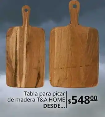 La Comer Tabla para picar de madera t&a home oferta