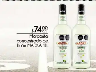 Fresko Margarita concentrado de limón madka 1lt oferta