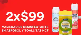 Variedad De Desinfectante En Aerosol y Toallitas HCF