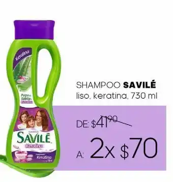 DelSol Shampoo savilé liso keratina 730ml x 2 oferta