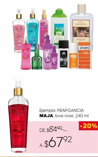 DelSol Fragancia maja love rose 240ml oferta