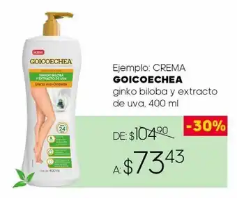 DelSol Crema goicoechea ginko biloba y extrato de uva 400ml oferta