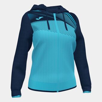 Joma Chaqueta con capucha mujer supernova ii turquesa flúor marino oferta