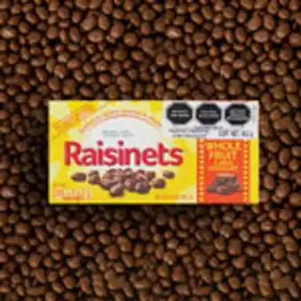 Waldos Pasas con chocolate raisinets milk 99.2g oferta