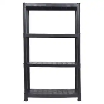 The Home Depot Estante de plástico 152 x 87 x 37 cm negro oferta