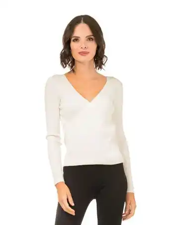Lineas Sueter de escote cruzado oferta