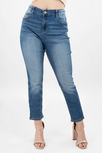 Santory Jeans tiro medio con bolsas oferta