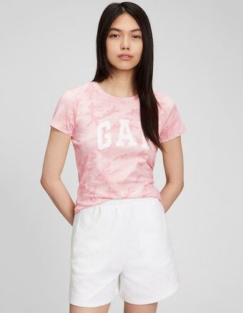 GAP Playera cuello redondo para mujer oferta