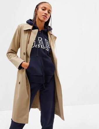 Sudadera con capucha y bolsa para mujer