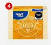 Walmart Queso gouda great value 485g oferta