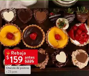 Walmart Charola de postres 23 pzas oferta