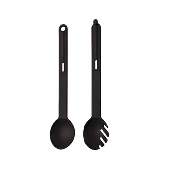 Dúo utensilios tupperware - cucharón y coladora
