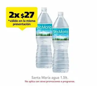 Farmacia San Pablo Agua santa maría 1,5l oferta