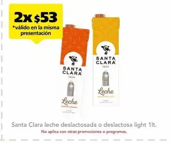Farmacia San Pablo Santa clara leche deslactosada o deslactosa light 1lt oferta